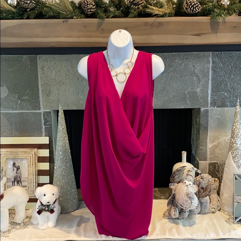 Classy Fuchsia Dress